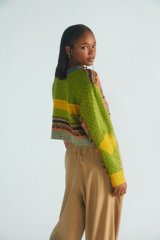 UO - Pull court effet patchwork Penny #2