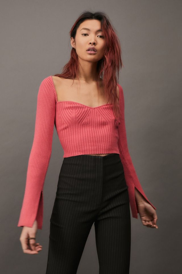 UO Juliet Portrait Neck Top | Urban Outfitters UK