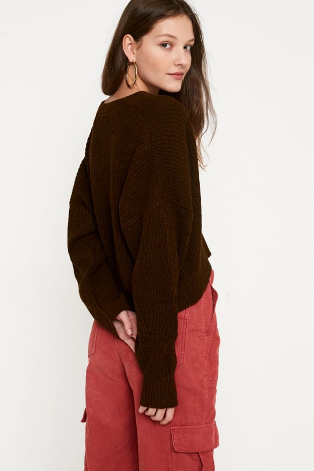 UO Cropped Button-Through Cardigan #5