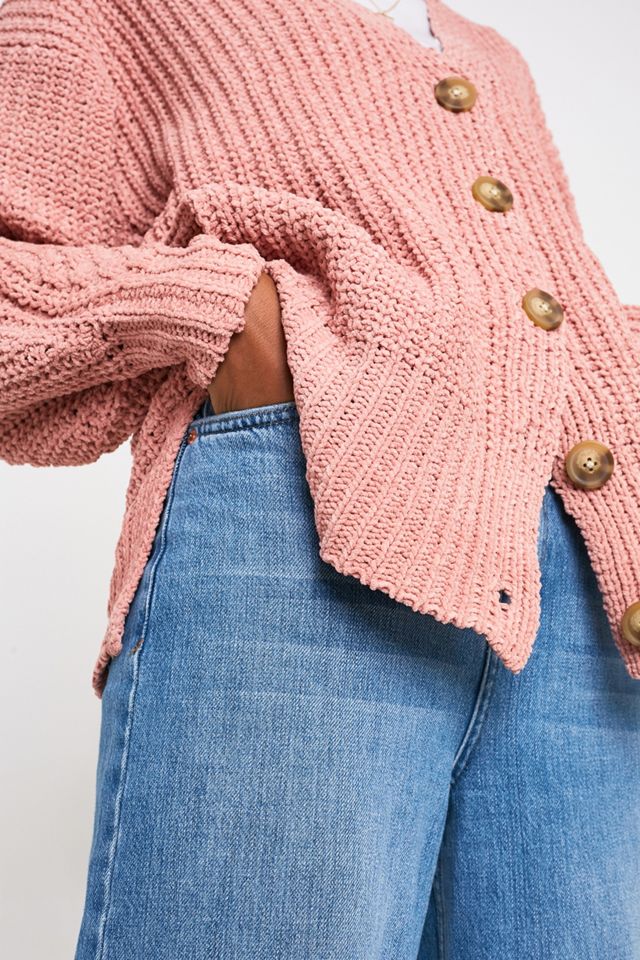 Geknöpfte Strickjacke „Starry Night“ #1