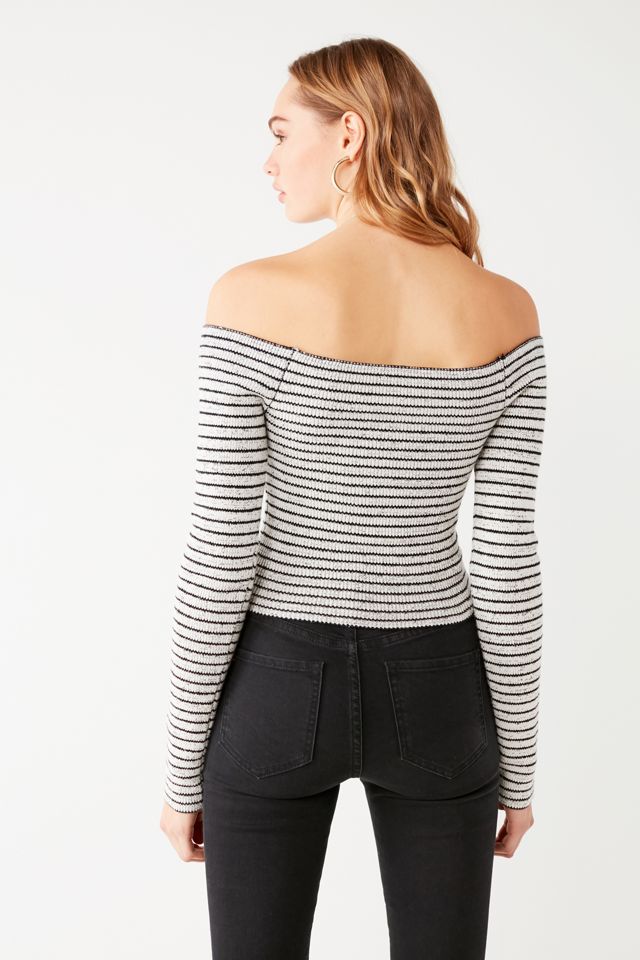 UO - Pull rayé Shilo à épaules dégagées #2