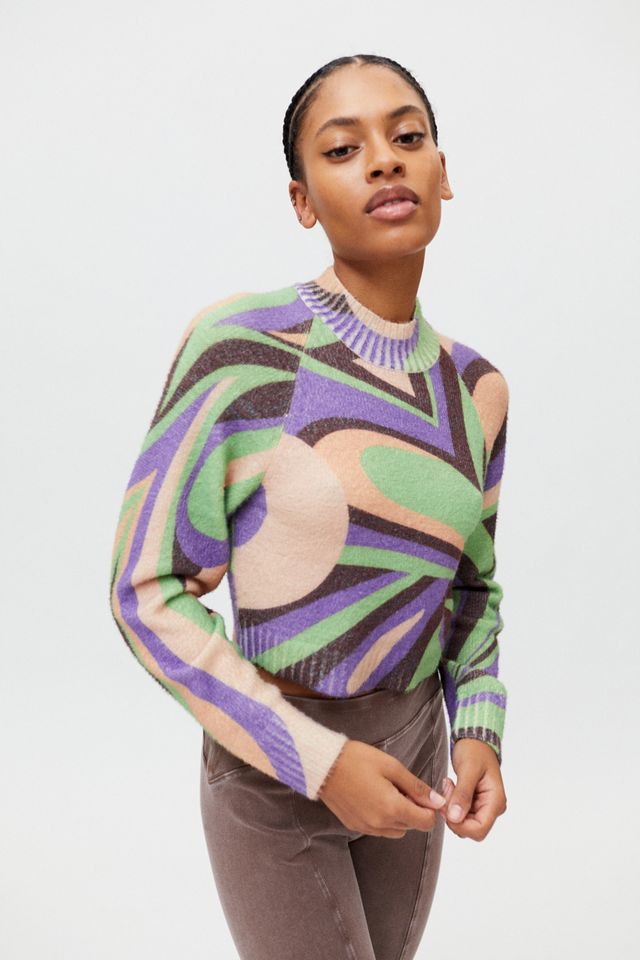 UO – Gemusterter Pullover „Cleo‟ mit Stehkragen #3