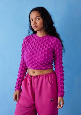 UO Spiky Textured Crop Top