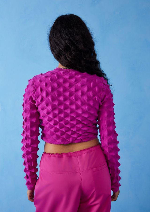 UO Crop Top testurizzato appuntito #2
