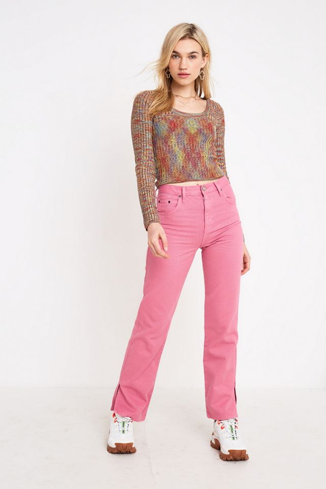UO Spacedye Scoop Neck Jumper #2