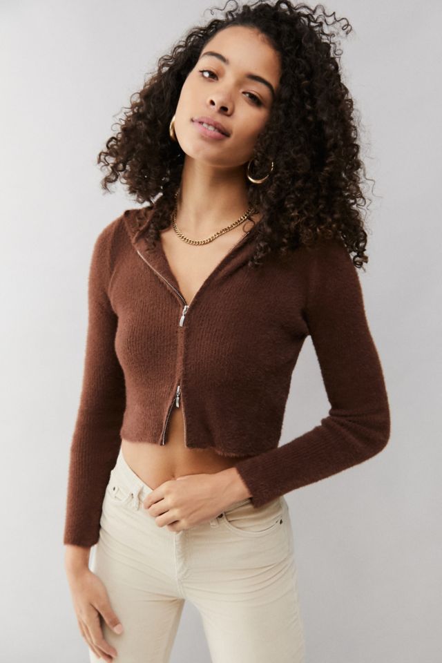 Urban outfitters hot sale fluffy hoodie