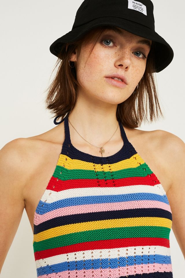 UO Arcobaleno Uncinetto Halter Cami #3