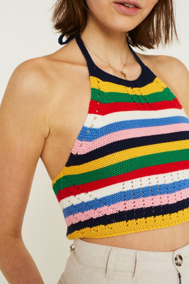 UO Arcobaleno Uncinetto Halter Cami #4