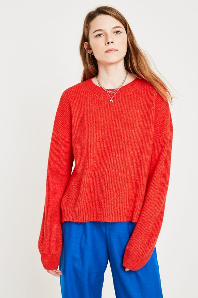 UO Fluffy Fisherman Knit Jumper #1
