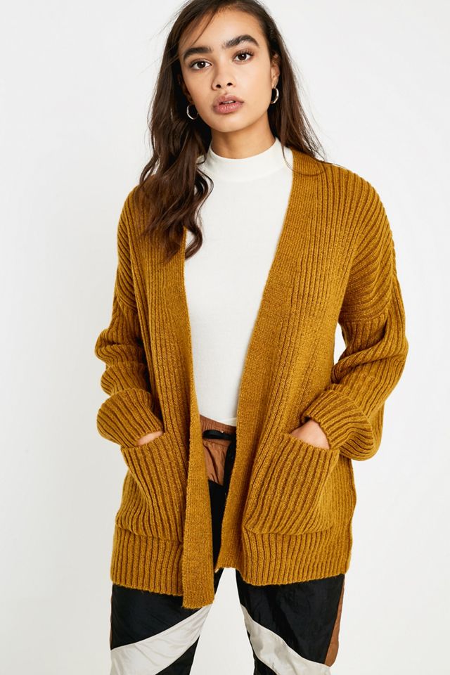 Urban Outfitters – Oversized-Cardigan aus Rippstrick #2