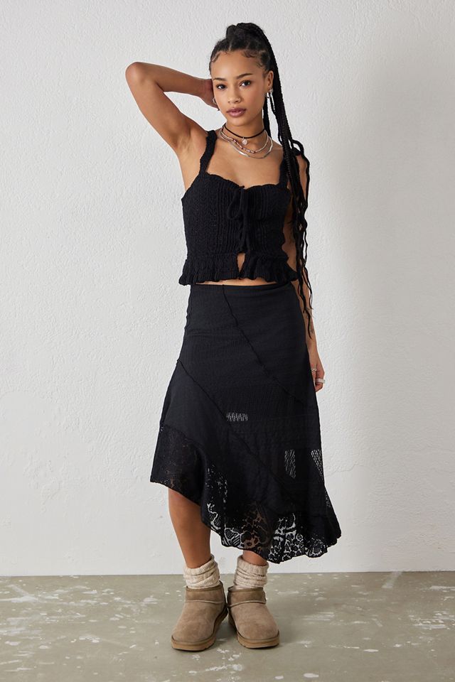 UO Carmella Ruffle Knit Tank Top #2