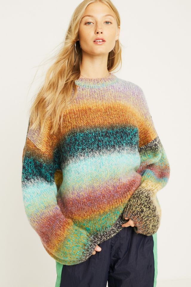 Urban outfitters rainbow sweater sale