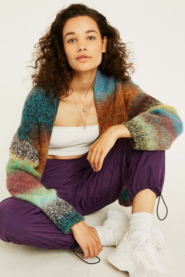 UO Rainbow Ombre Cardigan #4