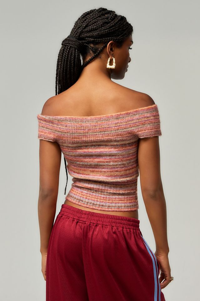 UO Space-Dye Off-The-Shoulder Top #4