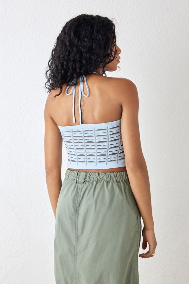 UO Warped Knit Halterneck Cami  #3