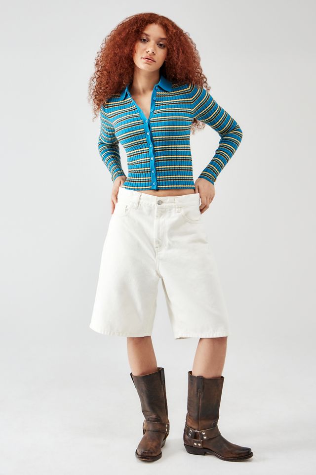 BDG Denver Stripe Polo Cardigan #2