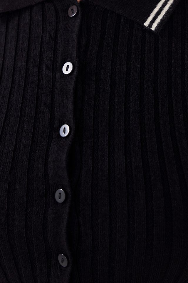 BDG Denver Ribbed Knit Polo Top #5