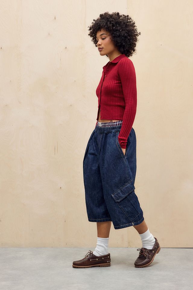 BDG Denver Ribbed Knit Polo Top #2