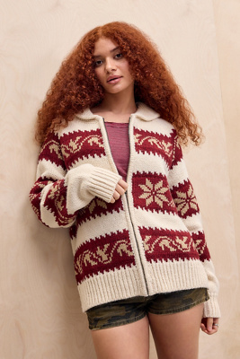 Cardigan Bomber à motif Fairisle en taille: XS - BDG - Modalova