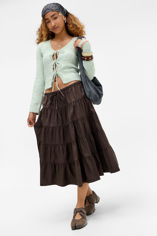 UO Strickjacke mit Schleife vorne #2