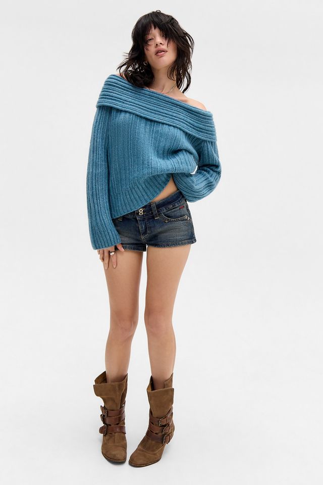 Kimchi Blue Pull Bardot épaules dénudées #1