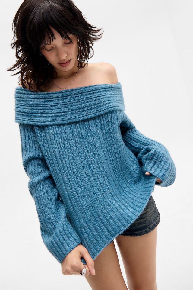 Kimchi Blue Pull Bardot épaules dénudées #3