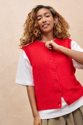 UO Button-Through Knit Tank Top Product Page