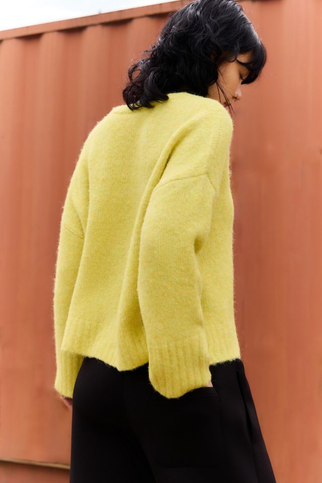 iets frans.. Maglione Champagne con Scollo a V Alto #3