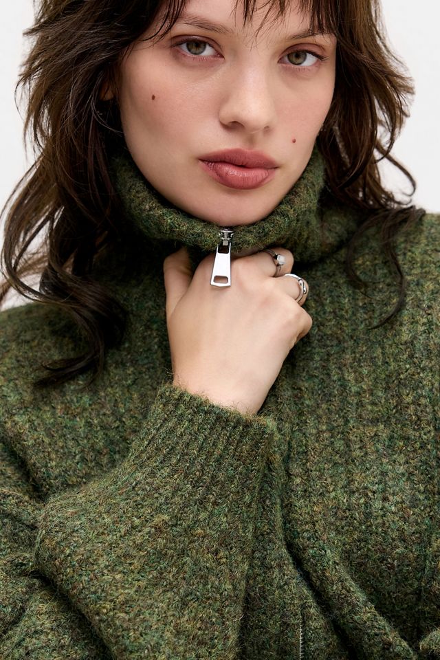 Cárdigan UO Finn con Cremallera y Cuello Alto #1