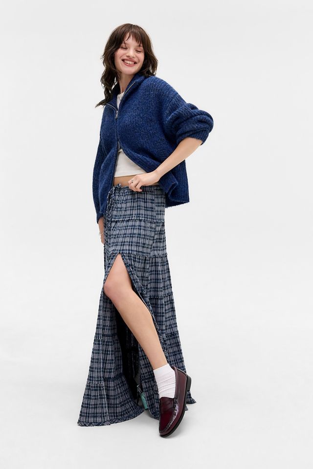 UO Finn Funnel Neck Zip-Through Cardigan #2