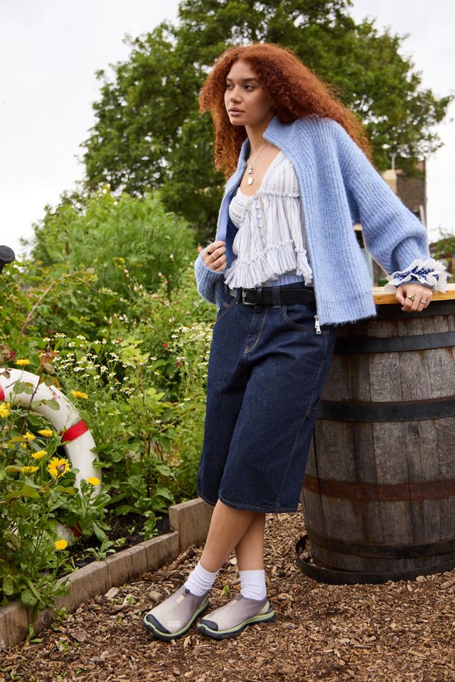 UO Finn Funnel Neck Zip-Through Cardigan