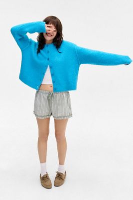 UO Faye Foldover Mini Shorts
