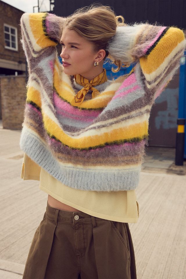iets frans... Monster Brushed Stripe Jumper #1