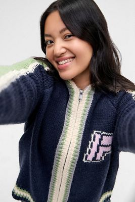 iets frans... Sudadera con Capucha de Punto y Cremallera con Gráfico