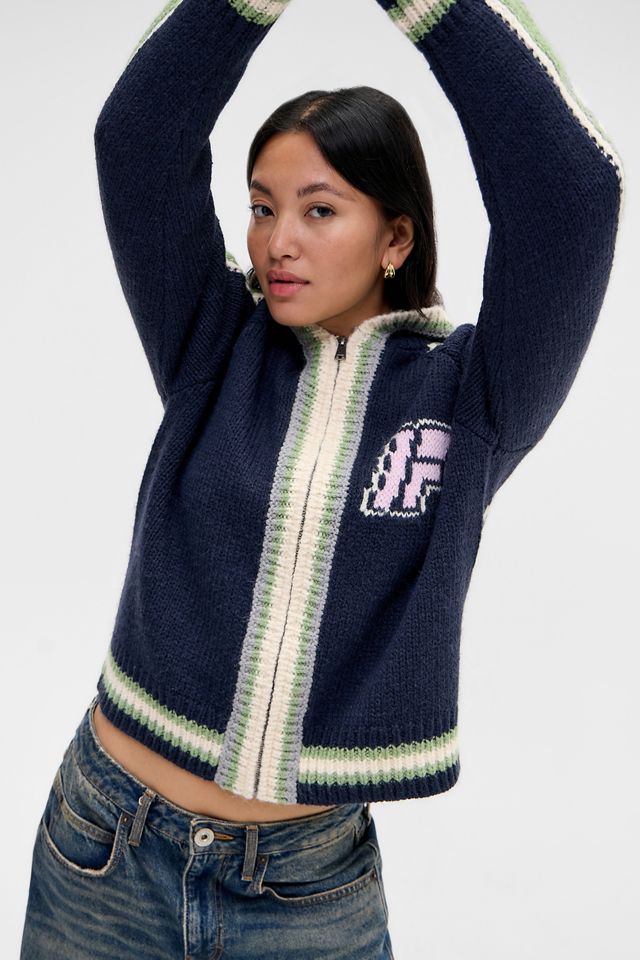 iets frans... Felpa con cappuccio e zip grafica #5