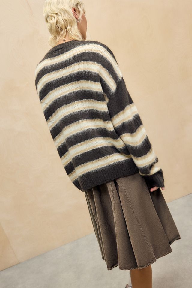 UO Brushed Stripe Jumper #4