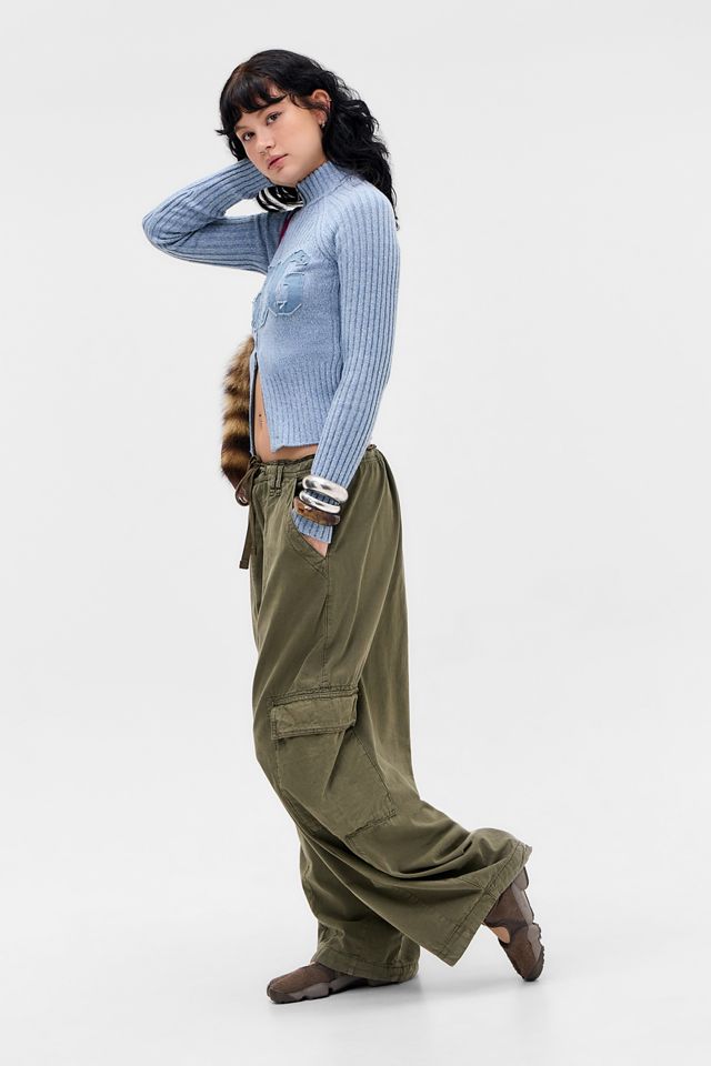 BDG Zip-Through Knit Track Top #1