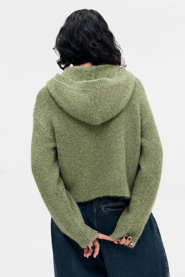 UO Jae Zip-Through Knit Hoodie #4