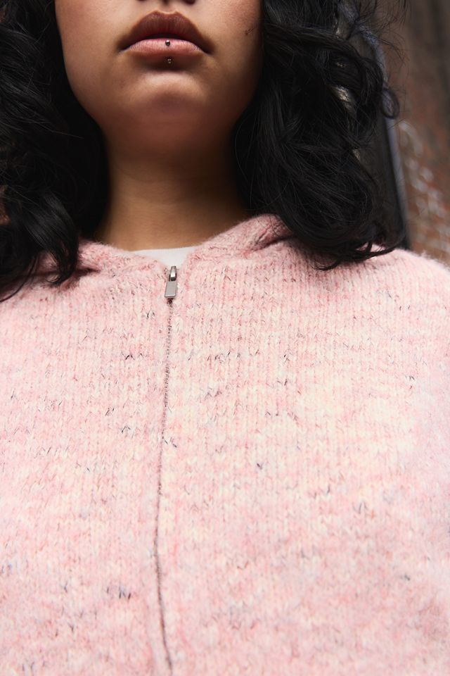 Felpa con cappuccio e zip UO Jae #4