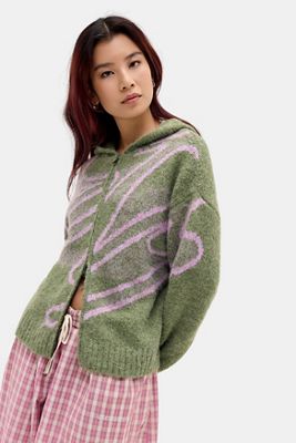 Jaded London UO Exclusive Blue Typo Shirt | Urban Outfitters UK