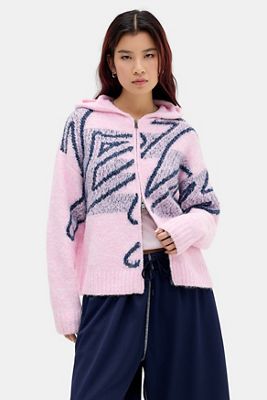 HGTSHUANGTA Sweat Octobre Rose Automne Hiver Chaude Sweat A
