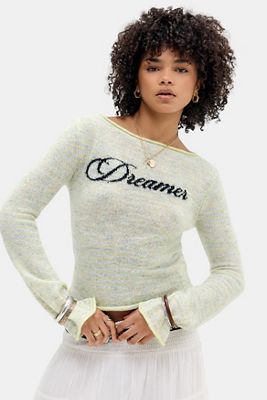 Haut en maille à slogan UO Dreamer