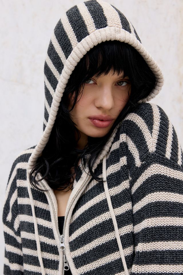 Sweat à capuche en tricot à bandes UO Tyler #2