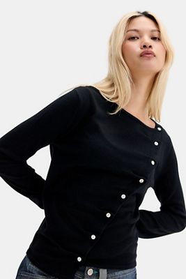 BDG Top Lumi con Bottoni e Pieghe con Abbottonatura Asimmetrica
