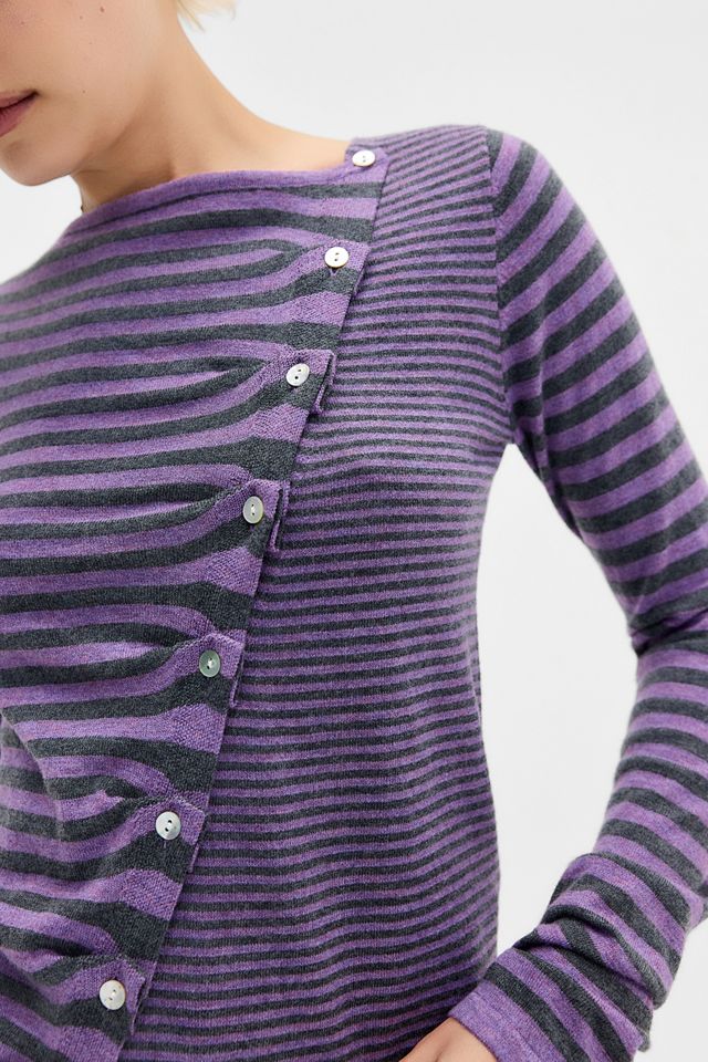 BDG Lumi Button-Up Pleated Asymmetric Placket Top #2