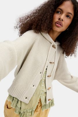 Sudadera con Capucha con Botones de Madera Moss BDG