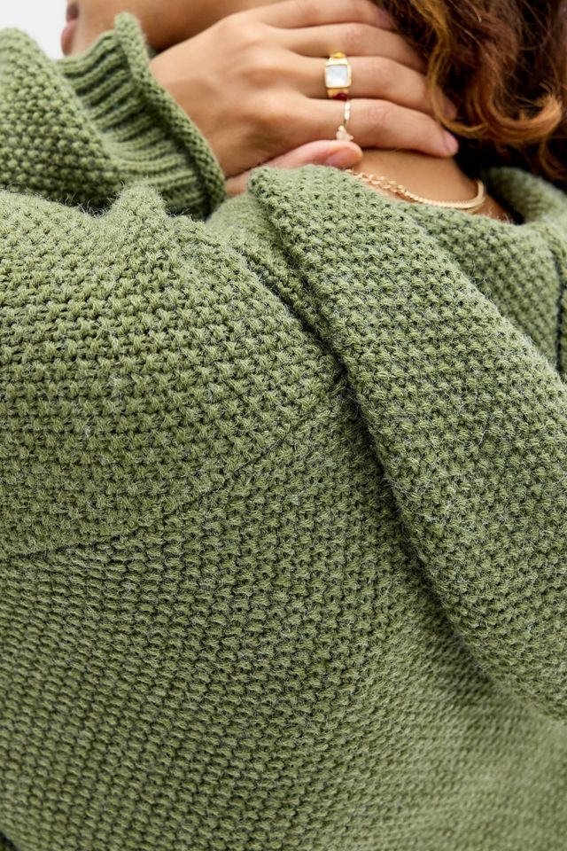 BDG Moss Kapuzenpullover mit Knebelknöpfen #3