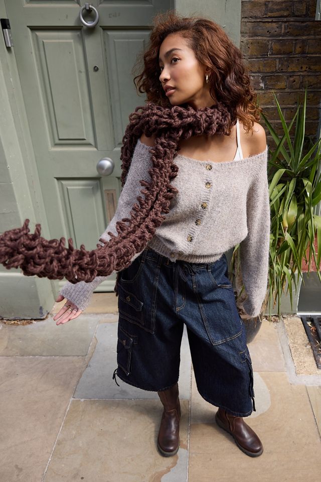 Cardigan UO Lotti a Spalle Scoperte #1
