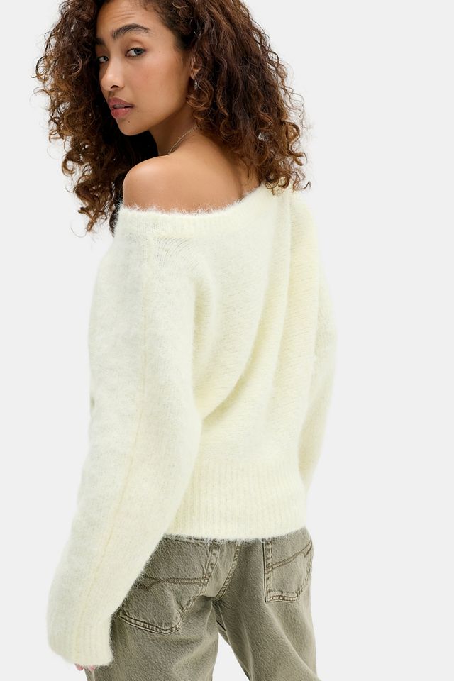 UO Lotti Schulterfreie Strickjacke #4