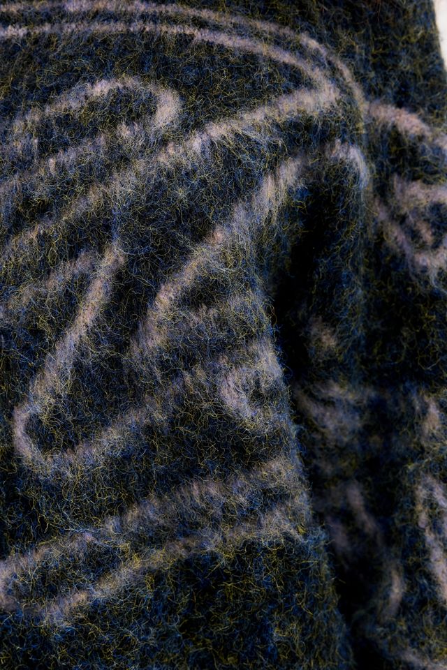 iets frans... Graffiti Brushed Knit Jumper #4